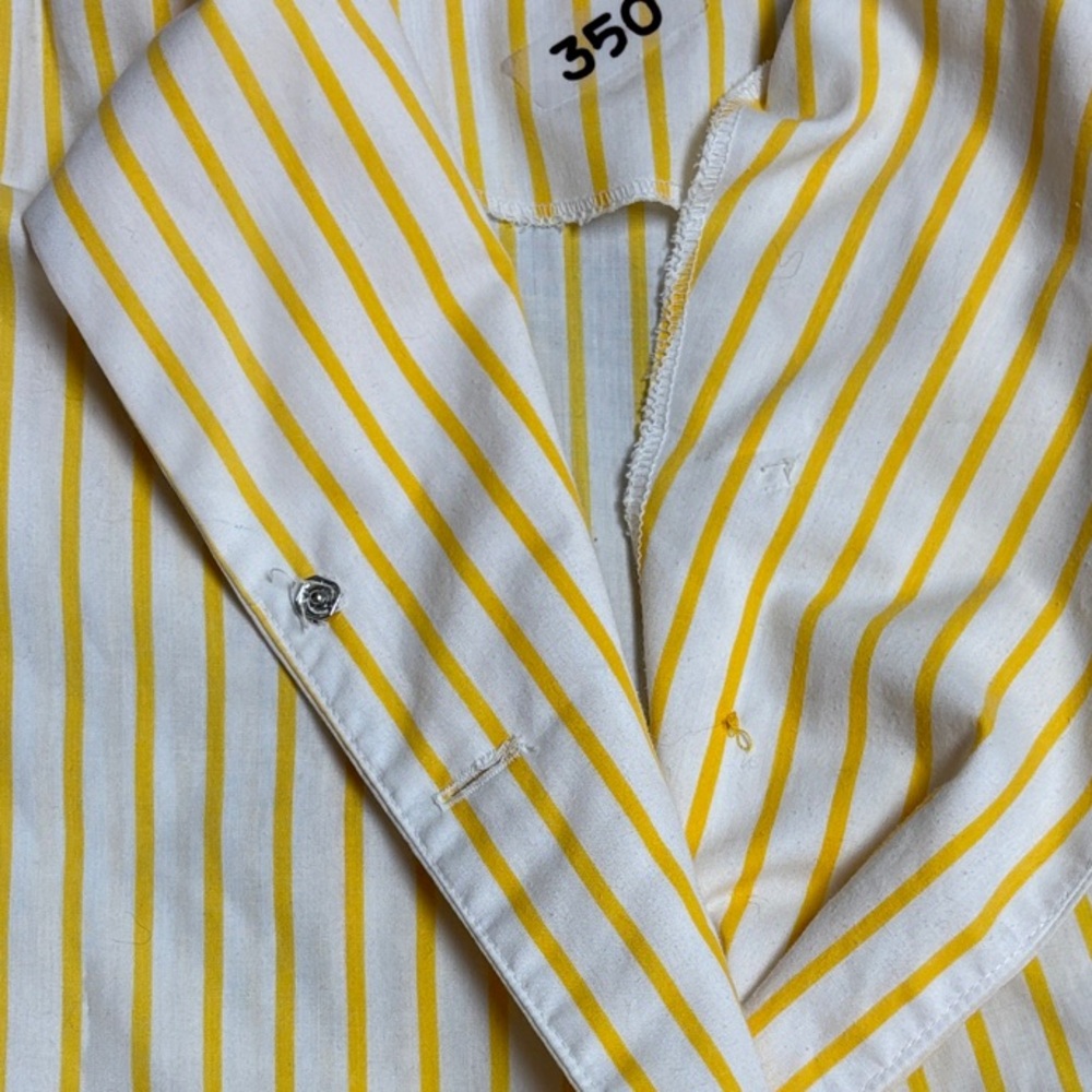 Vintage 60’s Yellow Striped Midi Dress - Picture 10 of 16